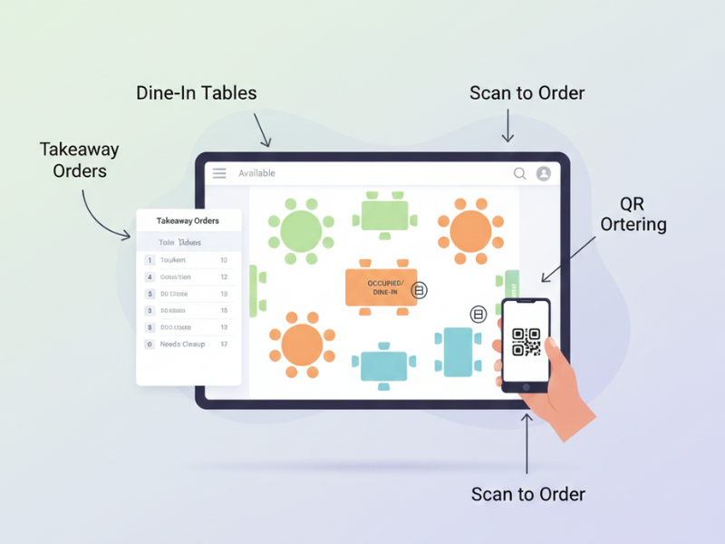 Multi-Screen Kitchen Setup